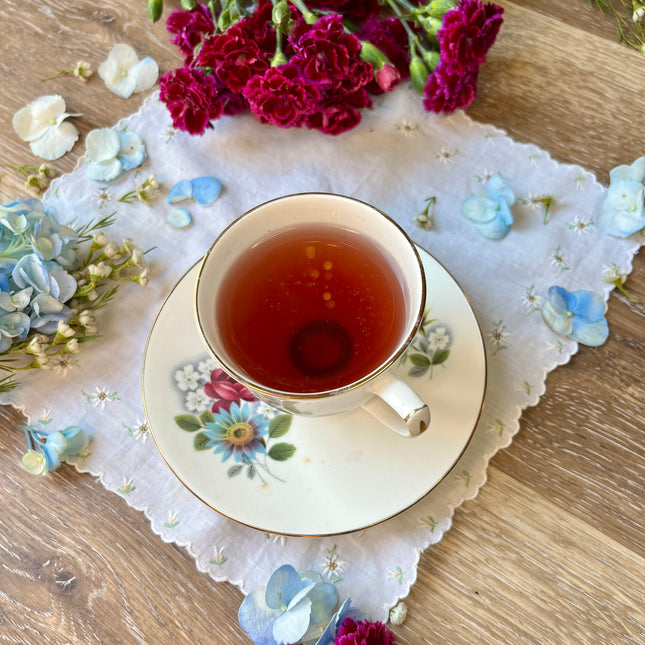 Organic Lemon Verbena Hibiscus Herbal Tea